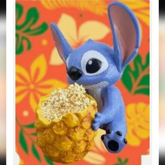 '25 Exclusive Disney Lilo & Stitch Pineapple Popcorn Bucket & Coconut Head Cup - Picture 4 of 4
